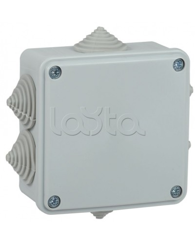 Коробка монтажная 100х100х45 мм IP44 6 вводов IEK (UKO11-100-100-045-K41-44) в Кемерово Распределительные коробки Pintop.ru