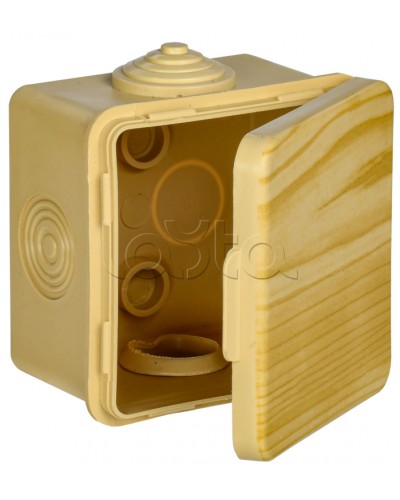 Коробка расп. КМ 65х65х50мм о/к IP54 4 вв. сосна IEK (UKO31-065-065-050-K34-54) в Кемерово Распределительные коробки Pintop.ru