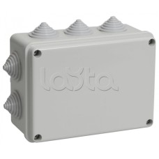 Коробка распаячная KM41241 для о/п 150x110x70мм IP44 10 кабель вводов IEK (UKO10-150-110-070-K41-44)