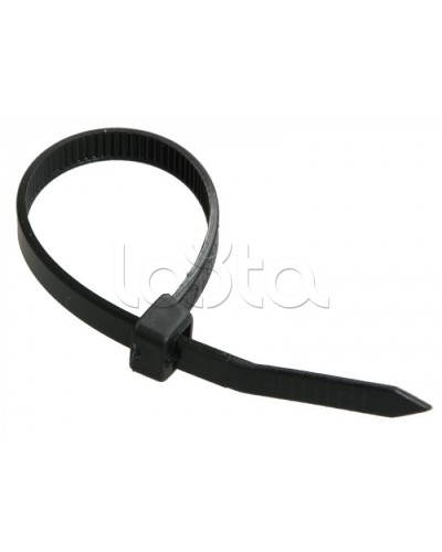 Стяжка 350x7,6 мм нейлоновая, черная IEK (UHH32-D076-350-100) в Кемерово Стяжки-хомуты Pintop.ru