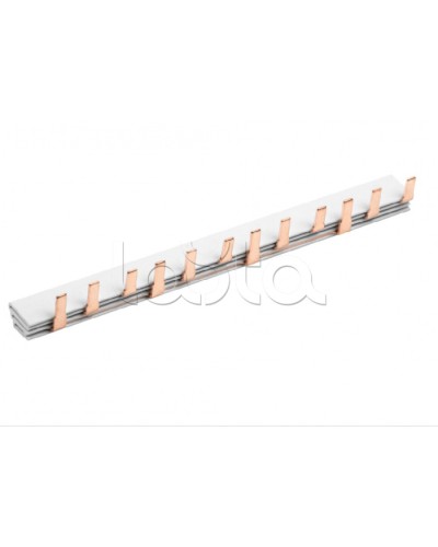 Шина соединительная типа PIN (12 штырей) 3Р 63А (22см) IEK (YNS21-3-063-22-12) в Кемерово Клеммные колодки Pintop.ru