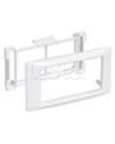 Рамка и суппорт на 4 модуля 45×45 IEK CKK-40D-RSU4-075-K01 в Кемерово Распределительные коробки Pintop.ru