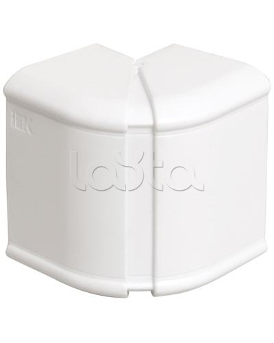 Угол изменяемый внешний для соединения двух кабель-каналов типоразмера 100х60 IEK (CKK-40D-W-100-060-K01) в Кемерово Аксессуары для кабель-канала Pintop.ru