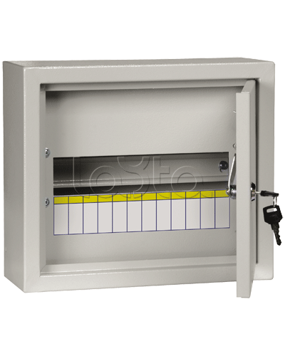 Щит распределительный навесной IEK ЩРн-9з с замком IP31 (MKM14-N-09-31-Z) в Кемерово Щиты электрические Pintop.ru