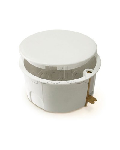 Коробка установочная для полых стен, с крышкой, с саморезами, металлические лапки d80x40 IEK КМ41024 (UKG01-080-040-000-M) в Кемерово Распределительные коробки Pintop.ru