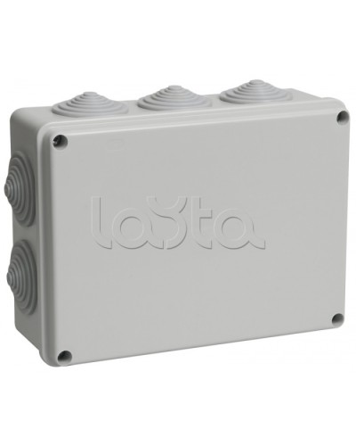 Коробка КМ41244 распаячная для о/п (RAL7035, 10 гермовводов) IEK UKO11-190-140-070-K41-55 в Кемерово Аксессуары для средств охраны периметра Pintop.ru