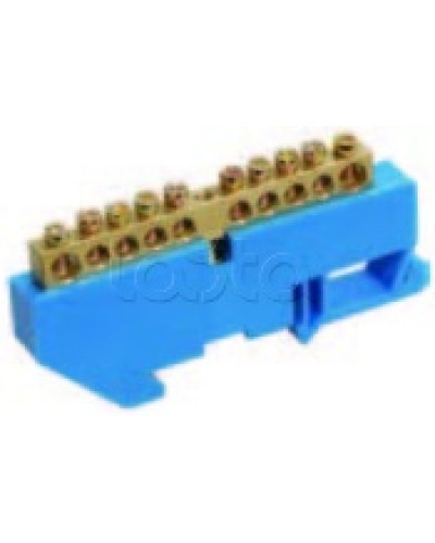 Шина нулевая в комбинированном DIN-изоляторе типа «Стойка» ШНИ-8x12-16-КС-С IEK YNN10-812-16DP-K07 в Кемерово Клеммные колодки Pintop.ru