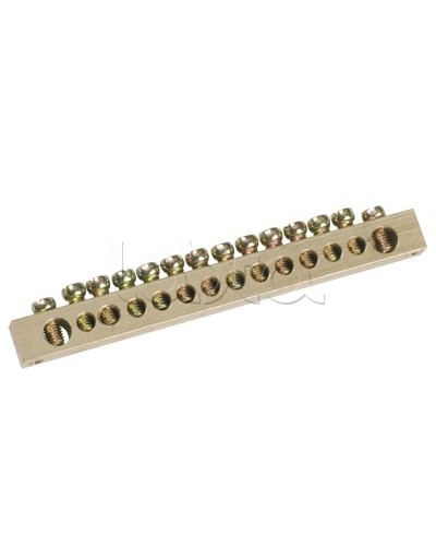 Шина нулевая 8x12 8/2 IEK YNN21-08-100 в Кемерово Клеммные колодки Pintop.ru