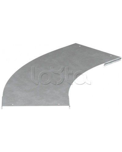 Крышка пов. лестн. LESTA 45град осн. 200мм R600 HDZ IEK (CPG05D-4-45-200-10-HDZ) в Кемерово Аксессуары для лотков Pintop.ru