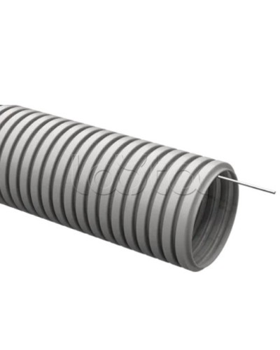 Труба гофр. ПВХ d=20 с зондом (100м) GENERICA IEK (CTG20-20-K41-100-G) в Кемерово Труба гофрированная Pintop.ru