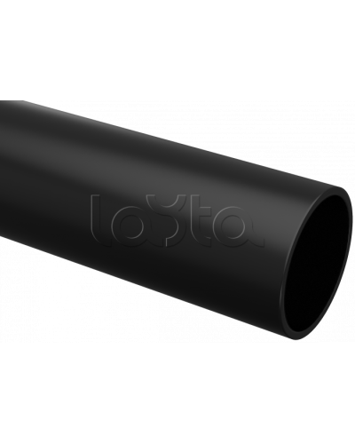 Труба гладкая жесткая ПВХ D=20мм черная 3м (93м/компл) IEK (CTR10-020-K02-093) в Кемерово Гладкая труба Pintop.ru