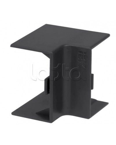 ELECOR Угол внутренний КМВ 100х60 черный (2шт/компл) IEK (EL-KK10D-V-100-060-K02) в Кемерово Аксессуары для кабель-канала Pintop.ru