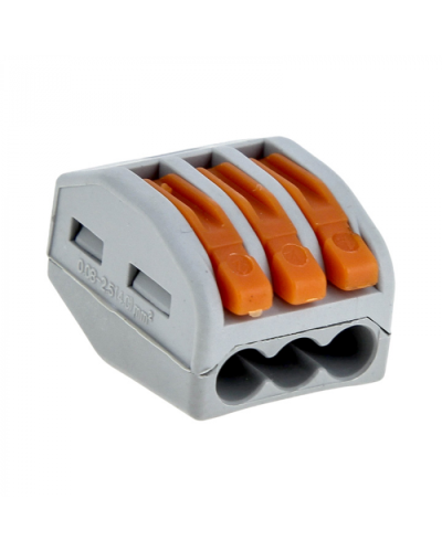 Строительно-монтажная клемма СМК 222-413 IEK (UKZ-001-413) в Кемерово Клеммные колодки Pintop.ru