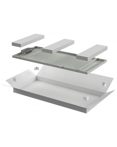 ITK LINEA N Панель задняя 600мм шкафа 33U сер. (LN35-33U6X-ZM) в Кемерово Аксессуары для стоек и шкафов Pintop.ru