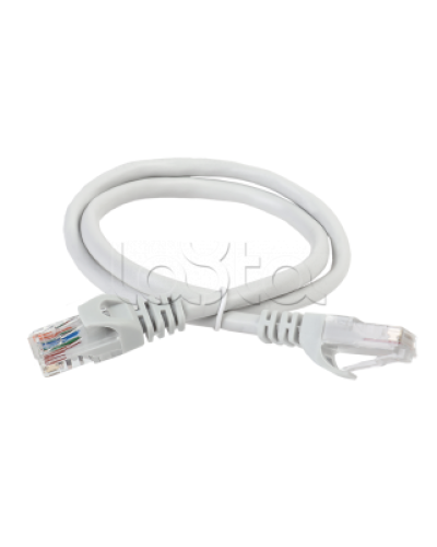 ITK Коммутационный шнур (патч-корд) кат.6 UTP 3м серый (PC01-C6U-3M) в Кемерово Патчкорды (медные) Pintop.ru