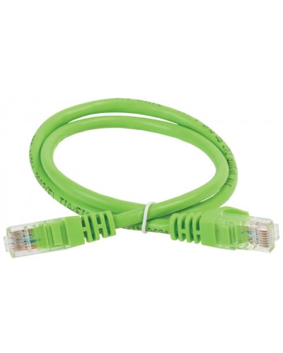 ITK Коммутационный шнур (патч-корд), кат.6 UTP, LSZH, 2м, зел. (PC02-C6UL-2M) в Кемерово Патч-корды и пигтейлы Pintop.ru