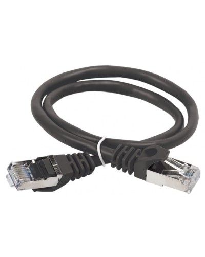 ITK Коммутационный шнур (патч-корд), кат.5Е FTP, 2м, черный (PC09-C5EF-2M) в Кемерово Патч-корды и пигтейлы Pintop.ru