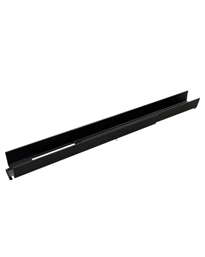 Горизонтальный лоток для установки между профилями шкафа LAN-DC шириной 800 мм, раздвижной, 457-762 мм, черный LANMASTER LAN-DC-CB-HTR-8 в Кемерово Аксессуары для стоек и шкафов Pintop.ru