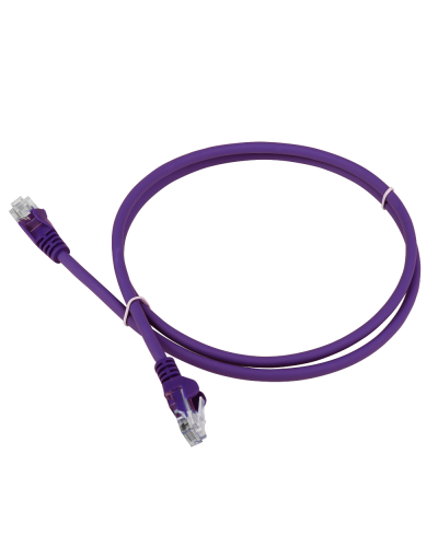 Патч-корд LANMASTER LSZH UTP кат.5e, 0.3 м, фиолетовый LANMASTER LAN-PC45/U5E-0.3-VI в Кемерово Патчкорды (медные) Pintop.ru