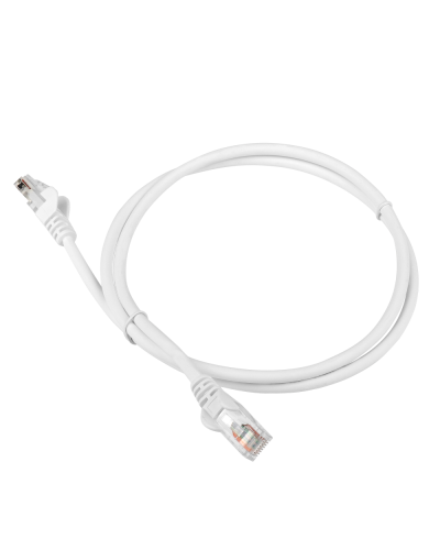 Патч-корд LANMASTER LSZH UTP кат.5e, 0.3 м, белый LANMASTER LAN-PC45/U5E-0.3-WH в Кемерово Патчкорды (медные) Pintop.ru