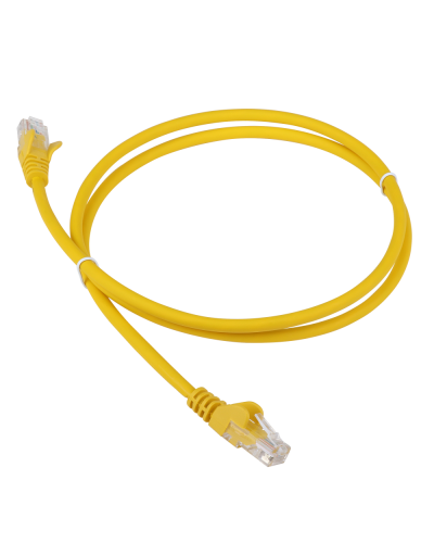 Патч-корд LANMASTER LSZH UTP кат.5e, 0.3 м, желтый LANMASTER LAN-PC45/U5E-0.3-YL в Кемерово Патчкорды (медные) Pintop.ru