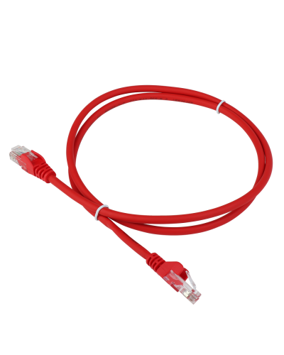 Патч-корд LANMASTER LSZH UTP кат.5e, 6.0 м, красный LANMASTER LAN-PC45/U5E-6.0-RD в Кемерово Патчкорды (медные) Pintop.ru