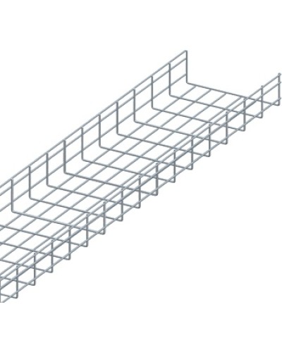 Лоток проволочный 100х150мм, Ф3.8мм, оцинкованный (3 м) LANMASTER LAN-MT100x150-3.8EZ в Кемерово Кабельные лотки Pintop.ru