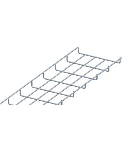 Лоток проволочный 25х100мм, Ф3.8мм, оцинкованный (3 м) LANMASTER LAN-MT25x100-3.8EZ в Кемерово Кабельные лотки Pintop.ru