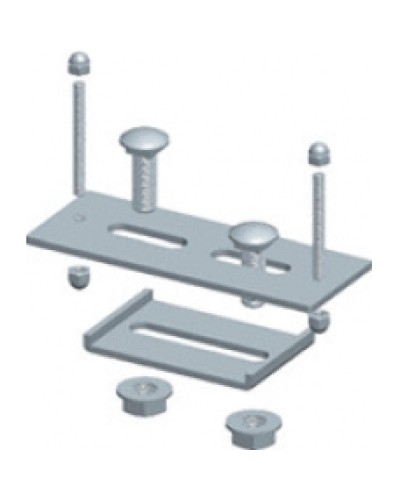Основа фиксатора кабеля, алюминий LANMASTER LAN-MT-FBA в Кемерово Аксессуары для лотков Pintop.ru