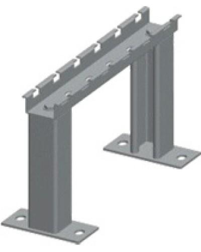 Рама напольная для лотка шириной 100мм LANMASTER LAN-MT-KR100-EZ в Кемерово Аксессуары для лотков Pintop.ru