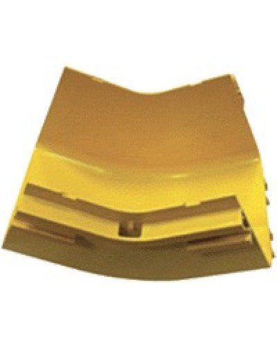 Изгиб 45° оптического лотка внутренний 240 мм, желтый LANMASTER LAN-OT240-IC45 в Кемерово Аксессуары для кабель-канала Pintop.ru