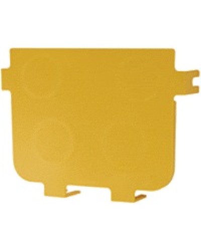 Заглушка оптического лотка торцевая 240 мм, желтая LANMASTER LAN-OT240-ND в Кемерово Аксессуары для кабель-канала Pintop.ru