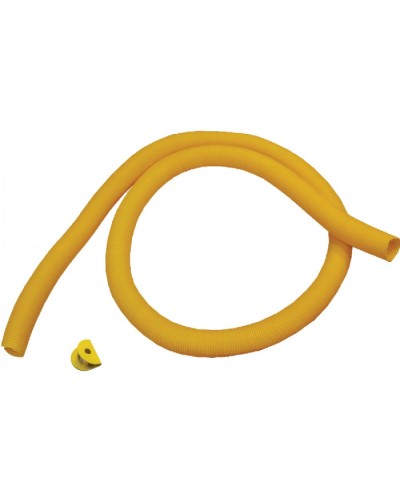 Гофротруба 42 мм для кабельного спуска, с разрезом, 3 метра, желтая LANMASTER (LAN-OT-TUBE-42) в Кемерово Аксессуары для лотков Pintop.ru