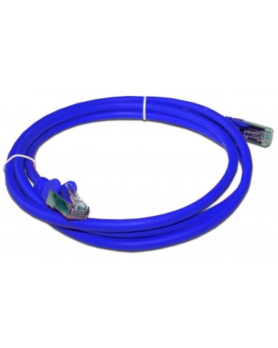 Патч-корд RJ45 - RJ45, 4 пары, FTP, категория 6, 1 м, синий, LSZH LANMASTER LAN-PC45/S6-1.0-BL в Кемерово Патч-корды и пигтейлы Pintop.ru