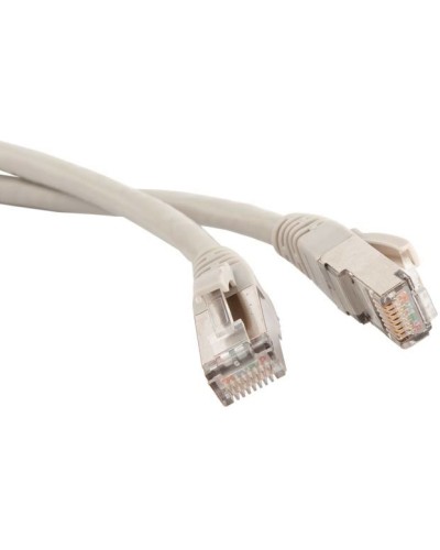 Патч-корд RJ45 FTP кат.6A, 1.0 м, серый LSZH LANMASTER LAN-PC45/S6A-1.0-GY в Кемерово Патч-корды и пигтейлы Pintop.ru