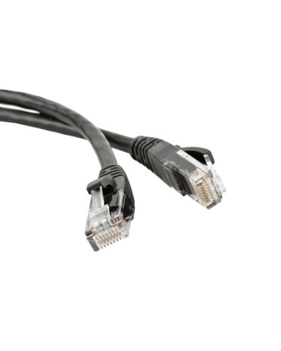 Патч-корд RJ45 - RJ45, 4 пары, UTP, категория 5е, 7 м, черный, LSZH LANMASTER LAN-PC45/U5E-7.0-BK в Кемерово Патч-корды и пигтейлы Pintop.ru