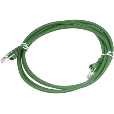 Патч-корд RJ45 - RJ45, 4 пары, UTP, категория 6, 1.5 м, зеленый, LSZH LANMASTER LAN-PC45/U6-1.5-GN