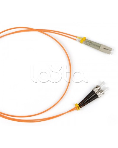 Патч-корд оптический LANMASTER LAN-ST-LC/OM2-5.0 в Кемерово Патч-корды и пигтейлы Pintop.ru