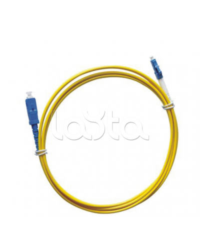 Патч-корд оптический LANMASTER LAN-ST-LC/SA-1.5 в Кемерово Патч-корды и пигтейлы Pintop.ru
