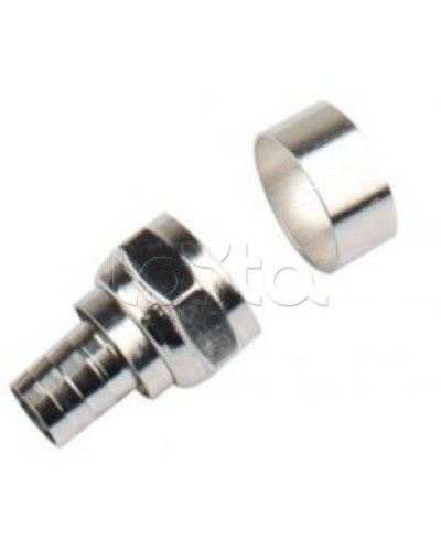 Штекер F-разъем под обжим (RG6U) LAZSO APFC12-RG6U(100) в Кемерово Коннекторы Pintop.ru