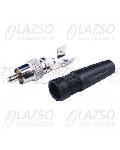 Разъем штекер RCA под винт LAZSO (APR012) в Кемерово Коннекторы Pintop.ru