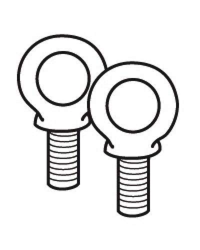 Комплект подъемных колец Legrand 020482 в Кемерово Аксессуары для стоек и шкафов Pintop.ru