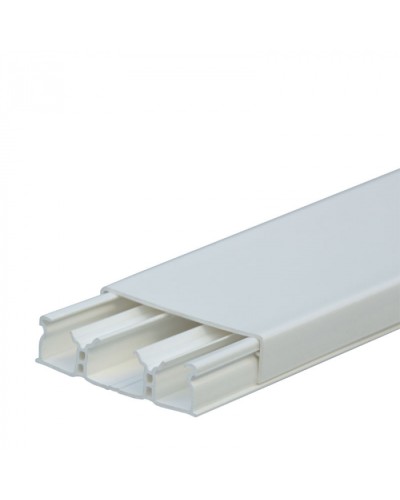 Мини-плинтус DLPlus 60x16 - 3 секции - длина 2,10 м - белый Legrand 030026 в Кемерово Кабель-канал Pintop.ru