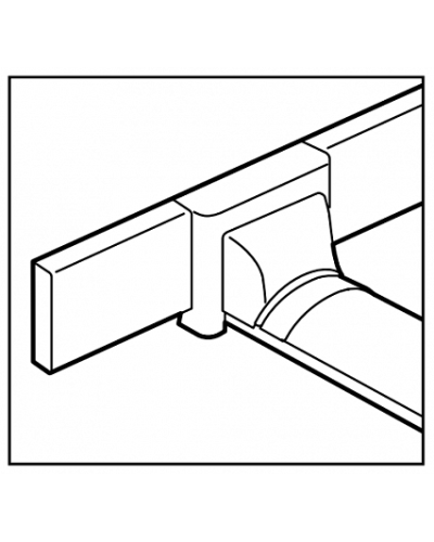 Переходник на напольный кабель-канал LEGRAND 032805 в Кемерово Аксессуары для кабель-канала Pintop.ru