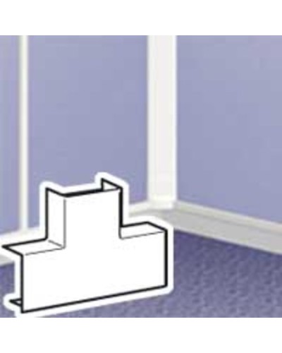 Т-образное ответвление для мини-плинтуса DLPlus 32x16 белый Legrand 033330 в Кемерово Аксессуары для кабель-канала Pintop.ru