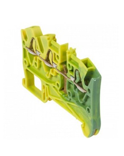 Клемма 4х5 1вх/2вых заземление Legrand 037210 в Кемерово Клеммные колодки Pintop.ru