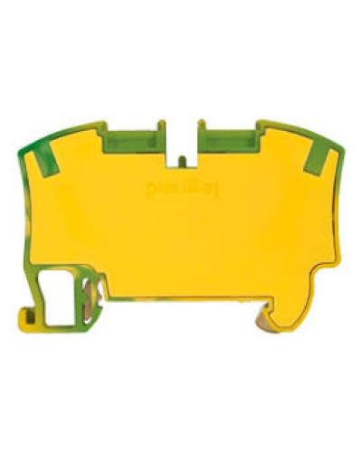 Пружинная клемма Viking 3 заземляющая однополюсная 2 проводника шаг 8 мм желто-зеленый Legrand 037272 в Кемерово Клеммные колодки Pintop.ru