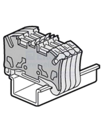 Торцевая крышка Viking 3 для пружинных клемм с шагом 5 мм двухъярусных Legrand 037589 в Кемерово Клеммные колодки Pintop.ru