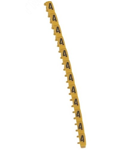 Маркер 4 0,15/0,5 ЖЛТ CAB3 Legrand 038104 в Кемерово Аксессуары для кабель-канала Pintop.ru