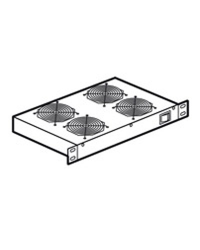 Полка с 4 вентиляторами высотой 1U Legrand 046490 в Кемерово Полки для шкафов и стоек Pintop.ru